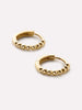 Ana Luisa Jewelry Earrings Hoop Earrings Small Gold Hoop Earrings Gold Bead Huggie Hoops Solid Gold