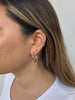 Small Slim Endless Hoops - Lo Small Silver