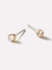 Ana Luisa Jewelry Earrings Stud Earrings Gold Stud Earrings Invisible Set Studs Small Silver