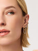 Ana Luisa Jewelry Errings Drop Earrings Double Hoop Earrings Ash Double Two Tone Gold Silver