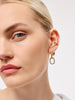 Ana Luisa Jewelry Errings Drop Earrings Double Hoop Earrings Ash Double Two Tone Gold Silver