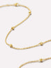 Ana Luisa Jewelry Necklaces Chain Necklace Dainty Gold Necklace Gold Satellite Necklace Solid Gold