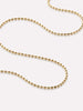 Ana Luisa Jewelry Necklaces Chain Necklaces Dainty Gold Necklace Gold Ball Chain Necklace Solid Gold