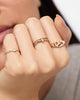 Birthstone Ring - 4 Stone Signature Signet Ring