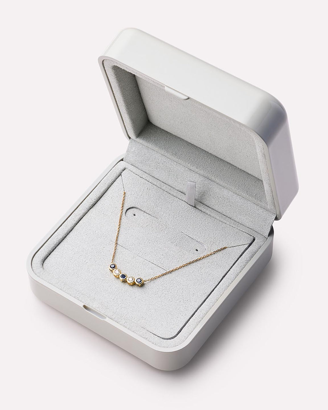 Birthstone Necklace - 5 Stone Birthstone Necklace