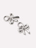 Earring Charms - Bow Charms Silver