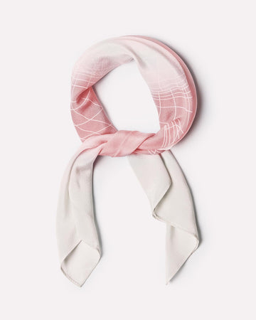 Pink Silk Scarf - Flora Silk Scarf
