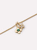 Solid Gold Birthstone Emerald Necklace Charms For Women Ana Luisa Gold Mini Flower Charm