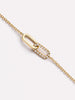 Solid Yellow Gold - Diamond Link Bracelet