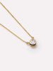 Solid Gold Diamond Spring Ring Clasp Pendant Necklaces For Women Ana Luisa Gold Medium Diamond Necklace