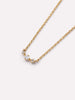 Solid Gold Diamond Spring Ring Clasp Pendant Necklaces For Women Ana Luisa Triple Diamond Necklace