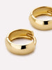 Solid Gold Fine Huggie Hoops Earrings For Women Ana Luisa Gold Bold Huggie Hoops