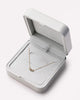 Solid Yellow Gold - 3 Stone Birthstone Necklace