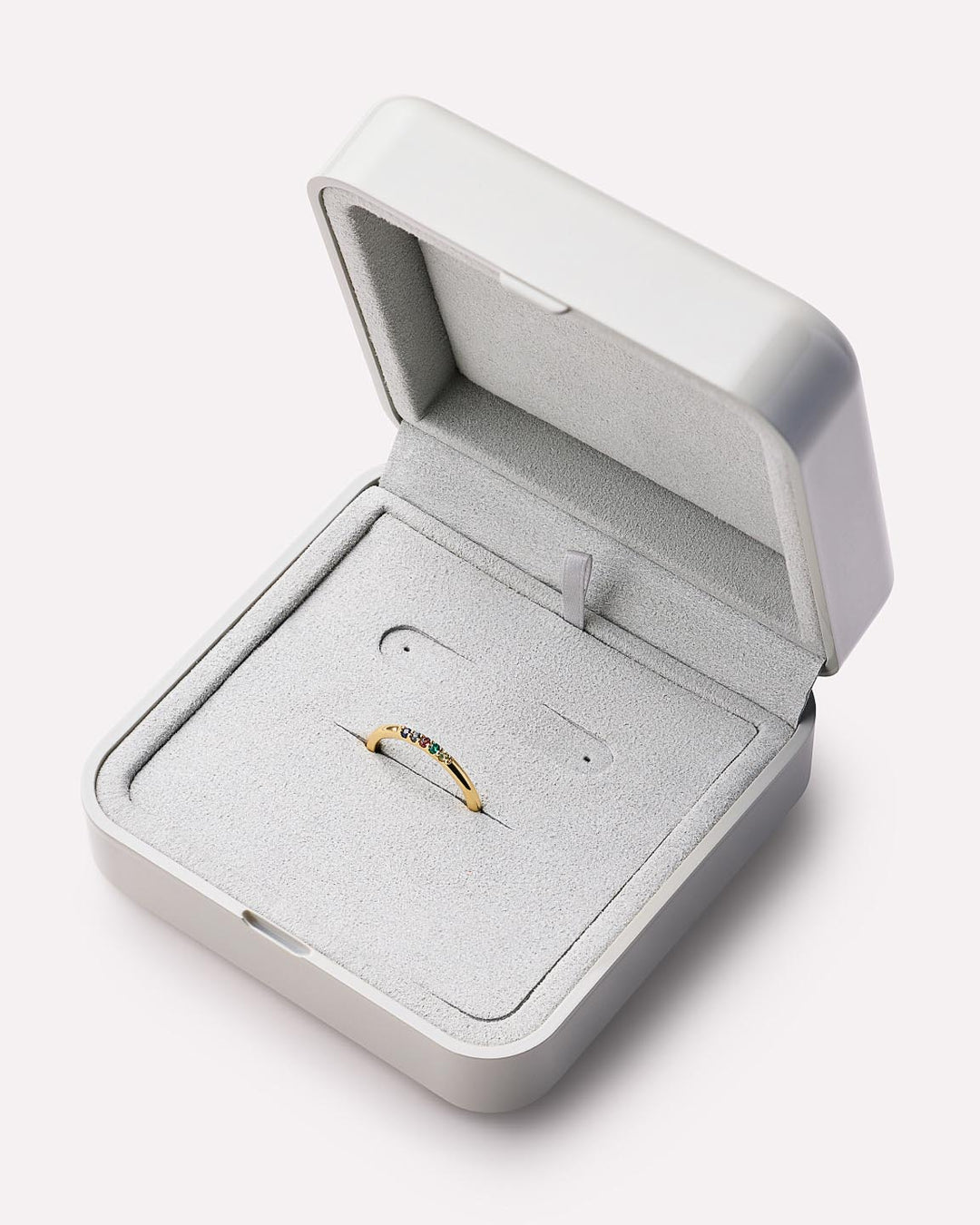 Solid Yellow Gold - 5 Stone Birthstone Ring