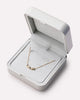 Solid Yellow Gold - 5 Stone Birthstone Necklace