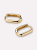 Solid Gold Hoop Earrings For Women Ana Luisa Gold Mini Oval Hoops