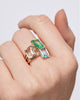 Solid Yellow Gold - Light Pink Sapphire Spritz Ring
