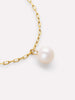 Solid Gold Pearl Spring Ring Clasp Pendant Necklaces For Women Ana Luisa Gold Round Pearl Necklace