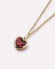 Solid Yellow Gold - Heirloom Heart Necklace