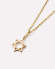 Solid Yellow Gold - Star of David Charm