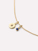 Solid Gold Sapphire Birthstone Spring Ring Clasp Celestial Pendant Necklaces For Women Ana Luisa Gold Midnight Star Necklace