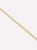 Solid Gold Spring Ring Clasp Chain Bracelets For Women Ana Luisa Flat Mariner Chain Bracelet