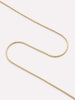 Solid Yellow Gold - Silk Chain Necklace