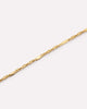 Solid Yellow Gold - Singapore Chain Bracelet