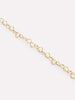 Solid Yellow Gold - Heart Chain Bracelet