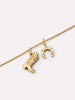 Solid Gold Spring Ring Clasp Lucky Western Horseshoe Cowboy Pendant Necklaces For Women Ana Luisa Cowboy Charm Necklace