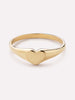 Solid Gold Statement Rings For Women Ana Luisa Heart Signet Ring