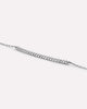 Solid White Gold - Pave Diamond Bar Bracelet