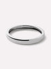 Solid White Gold - Slim Eclipse Ring