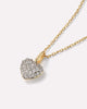 14K Gold Plated Cubic Zirconia Love Pave Vday Pendant Necklaces For Women Ana Luisa Ellery