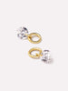 Earring Charms - Round Floating Stone Charms