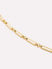 Gold Paperclip Necklace - James
