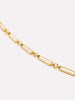 14K Gold Plated Lobster Clasp Paperclip Necklaces For Women Ana Luisa James