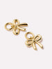 14K Gold Plated Pull On Ribbon Earring Charms For Women Ana Luisa Bow Charms