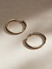 Ana Luisa Jewelry Earrings Medium Hoops Medium Slim Endless Hoops Lo Medium Silver Sterling Silver New1