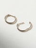 Small Slim Endless Hoops - Lo Small Silver