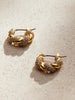 Ana Luisa Jewelry Earrings Small Hoops Twisted Hoop Earrings Paris Small Pave Gold