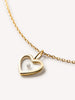 Ana Luisa Jewelry Necklace Charms Gold Pendant Heart Floating Diamond Charm Solid Gold