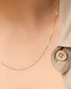 Gold Letter Necklace BL - Gold Layered Letter Necklace - E