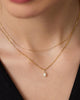 Layered Necklace BL - Gold Pearl Layers Set