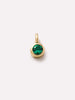 Gold Charms - Gold Emerald Welding Charm