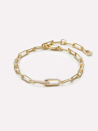 Ana Luisa Jewelry Bracelets Bold Chains Paperclip Bracelet Souryaz Bracelet Gold