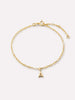 Ana Luisa Jewelry Bracelets Gold Charm Bracelet Gold Letter Bracelet Solid Gold