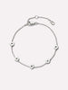 Ana Luisa Jewelry Bracelets Light Chains Flower Bracelet Rowena Bracelet Silver Rhodium