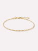 Gold Chain Bracelet - Gold Paperclip Bracelet