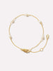Ana Luisa Jewelry Bracelets Light Chains Pearl Station Bracelet Adelie Gold